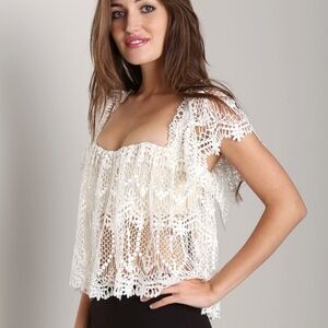 Stone Cold Fox Holy Tube Moroccan Ivory Sz 2 Hidden Bra Bodice Sold Out Gorgeous